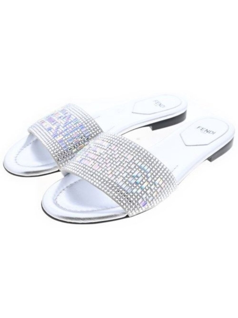 Fendi Sandals Silver